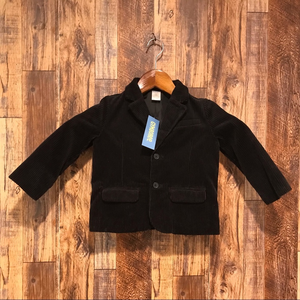 Corduroy Black Dress Coat
